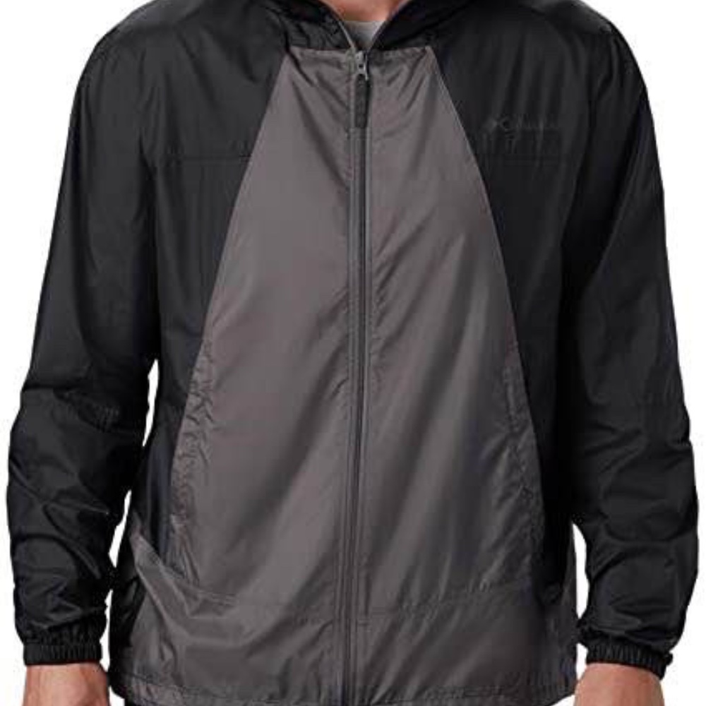 BRAND NEW men columbia point park windbreaker jacket water resistant upf 40 S - Picture 6 of 8